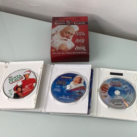 Disney Tim Allen The Santa Clause DVD Box Set 1, 2, 3 collection movies set EUC - Picture 6 of 10
